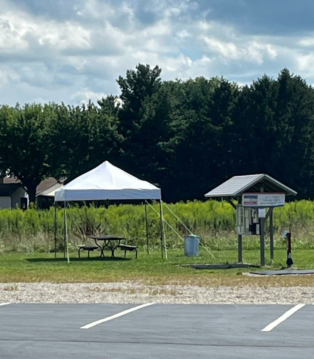 New Shade Canopy installed ! Will be removed around end of October, and then put back up early spring 2023 !