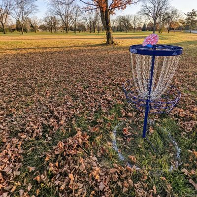 Thank you Jason and Tristin Stangel for providing this gorgeous blue Axiom Pro for hole 7!
