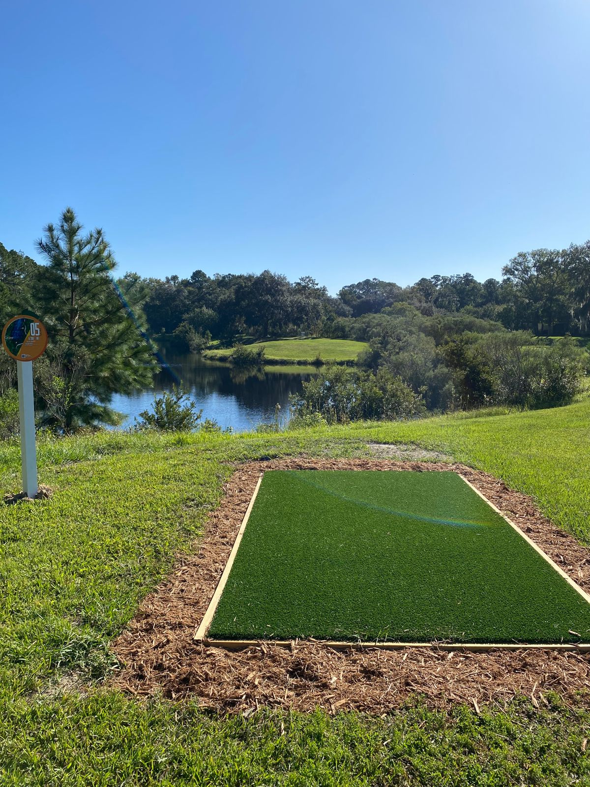 Hole 5 white tee