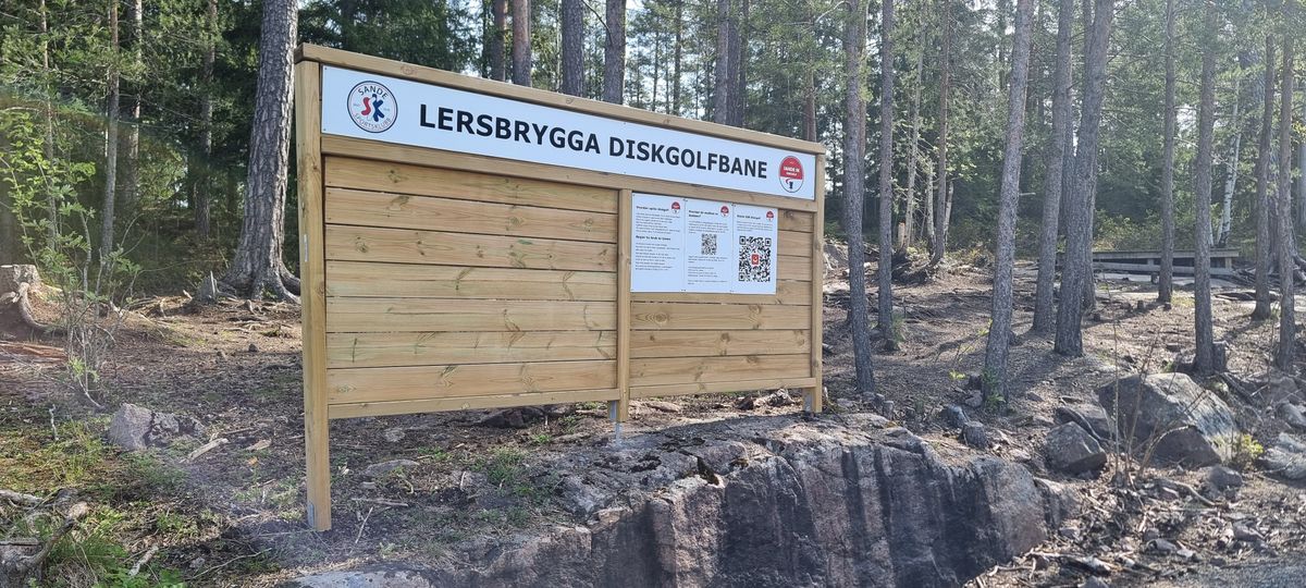 Informasjonstalve for banen.