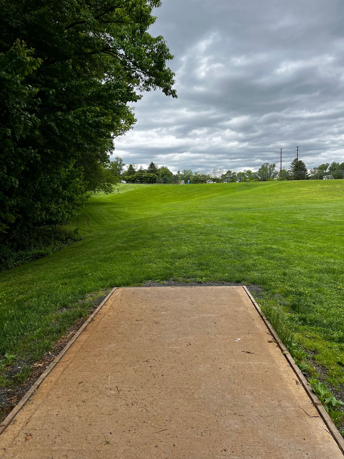 Hole 9 tee
