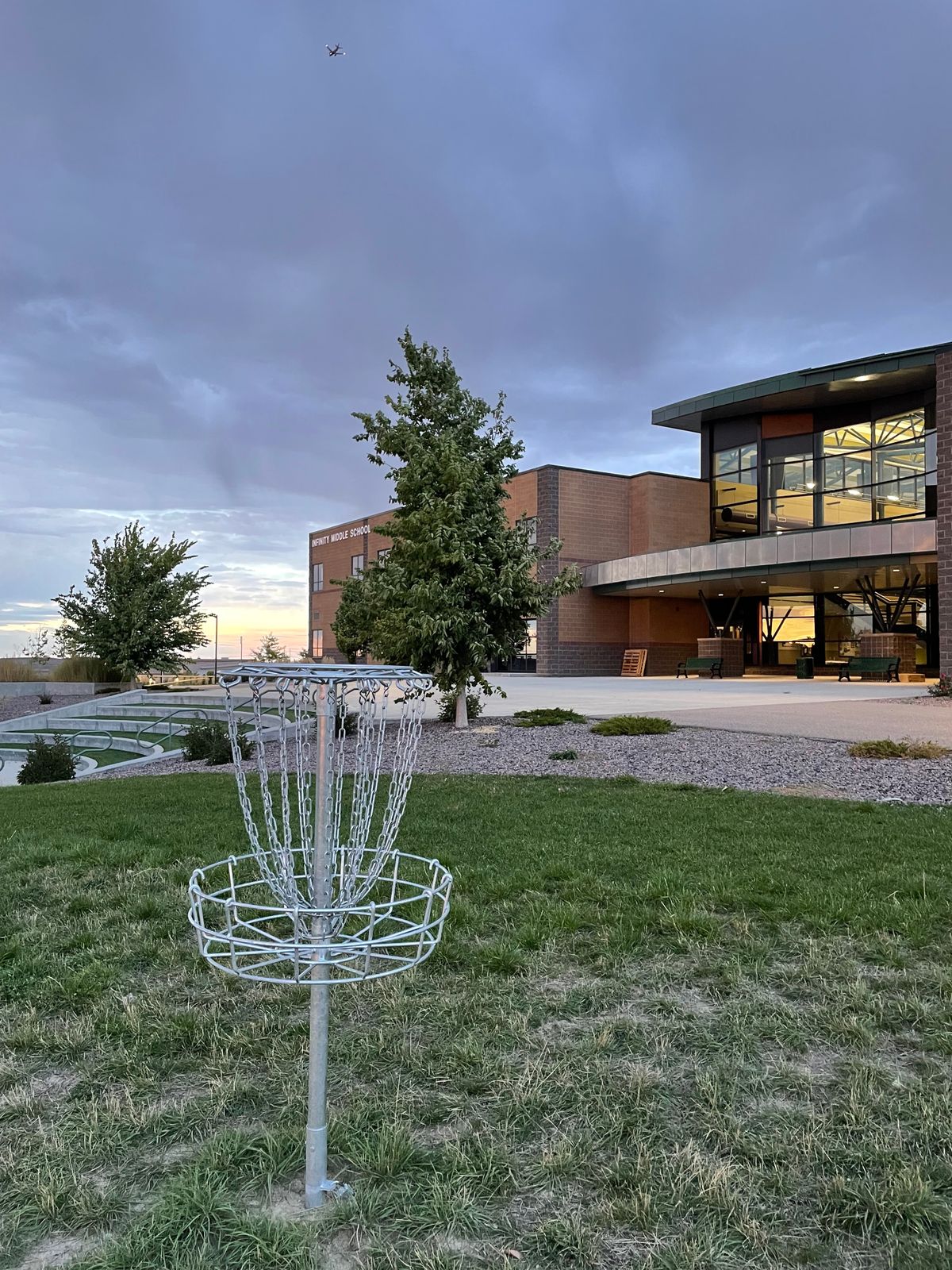 Hole 1 basket