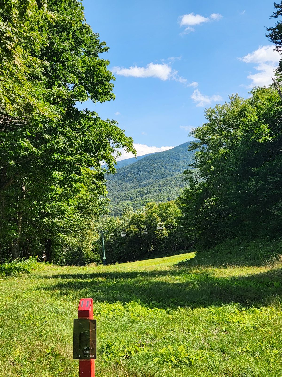 Hole 11 from the tee