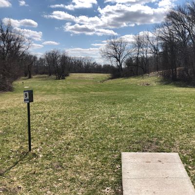 Hole 9 tee