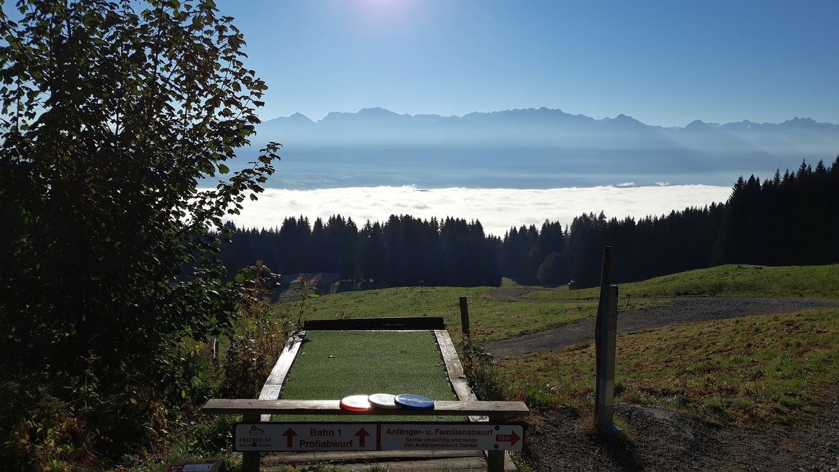 The Bavarian Sea of fog in the valley below Ofterschwang.