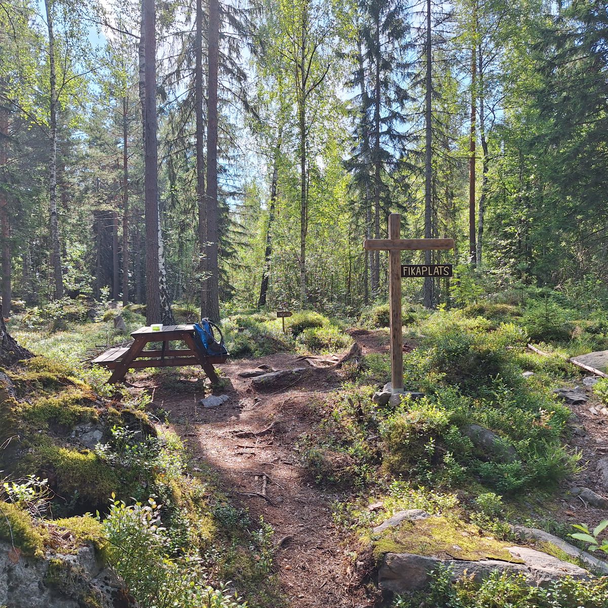 Fikaplatsen efter hål 9