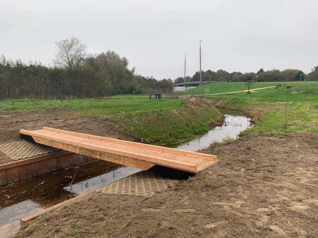 De nieuw verbinding van hole 4 naar 5