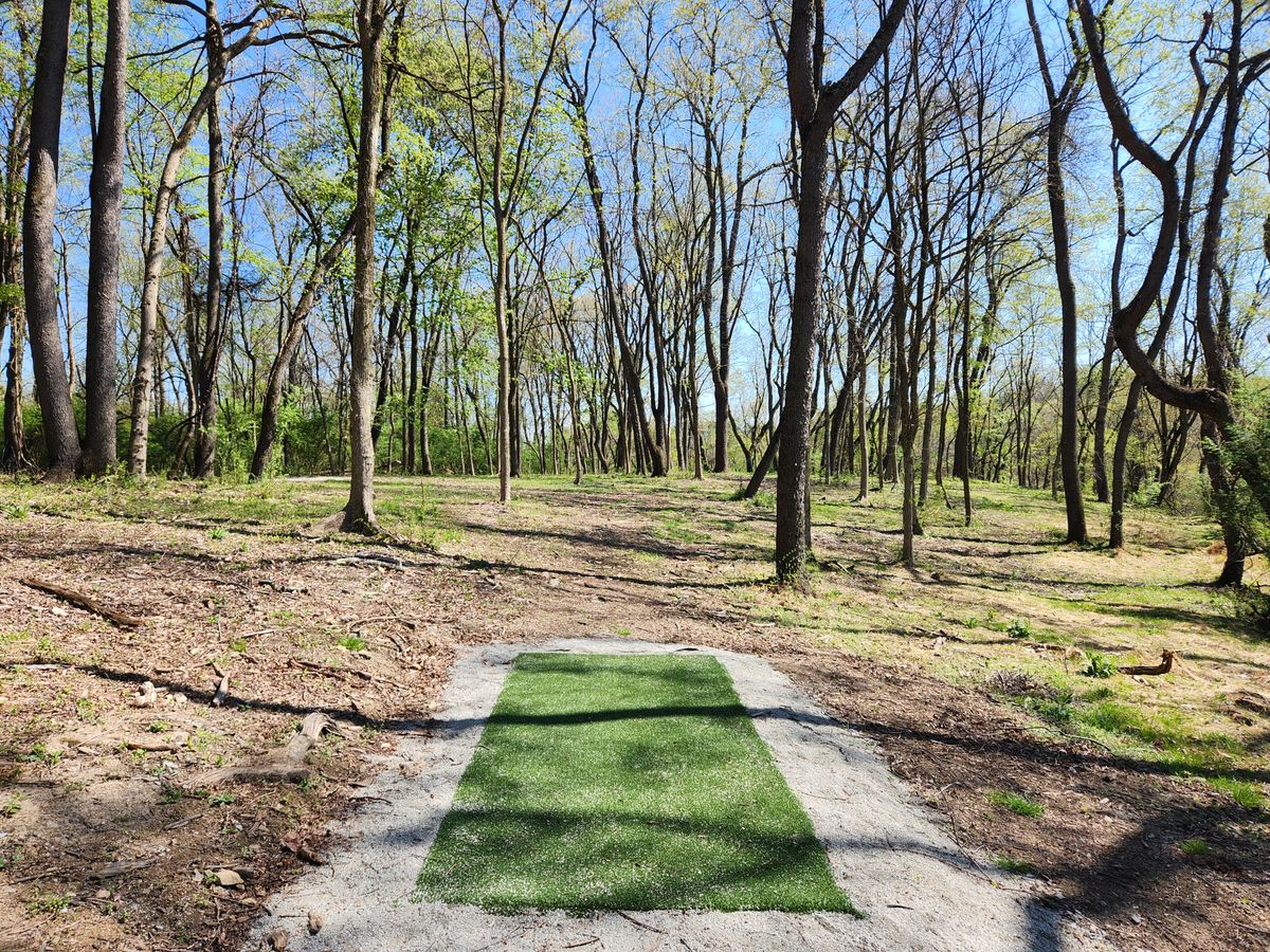 White tee hole 8