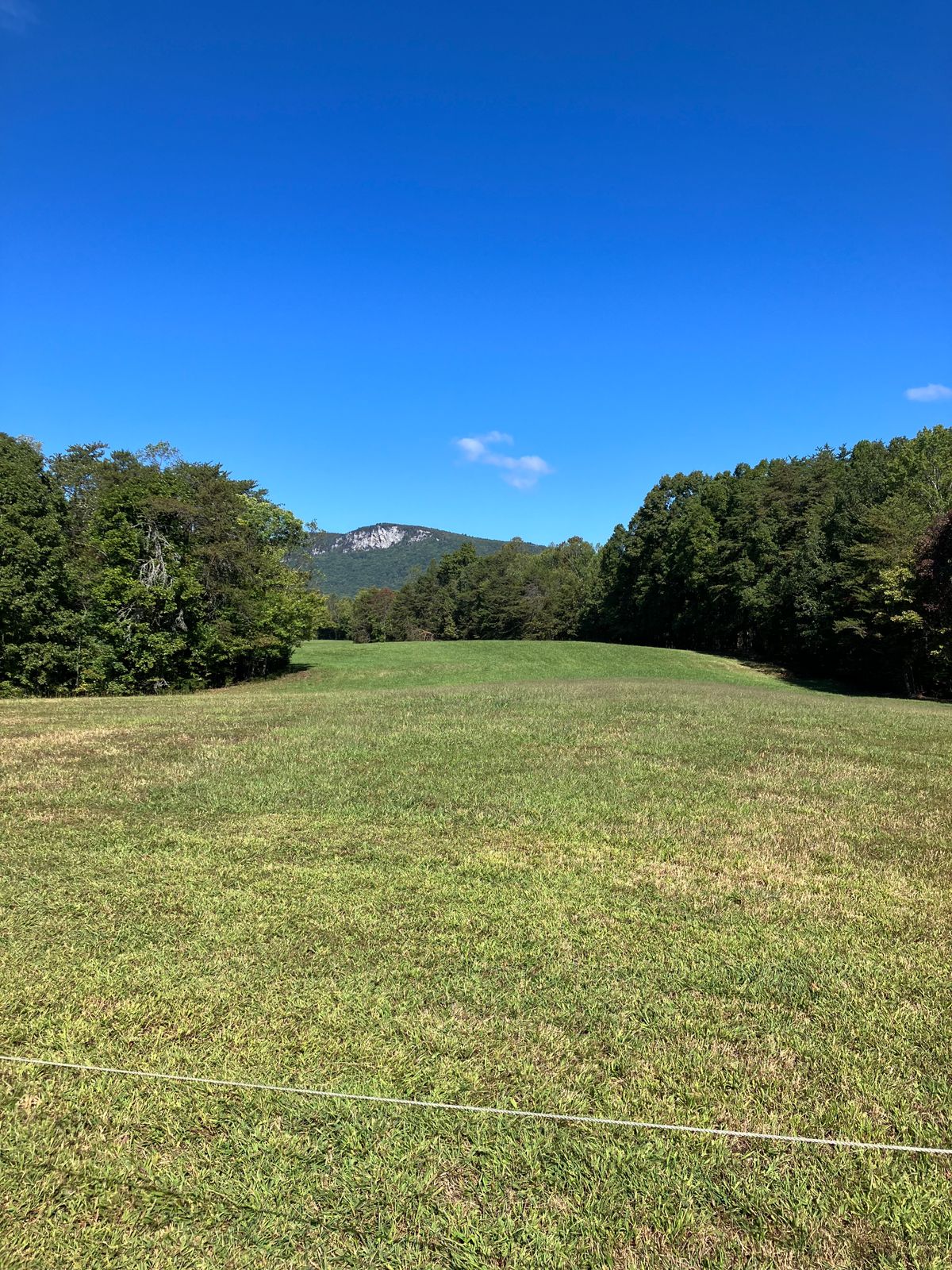 View from the parking lot