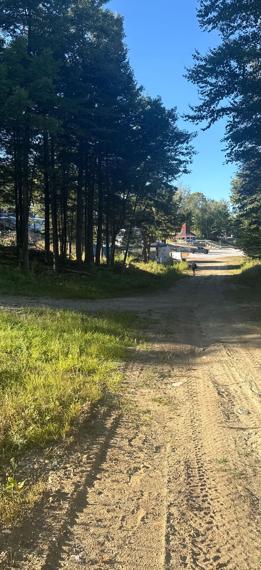 Walk back to the truck after the first 9