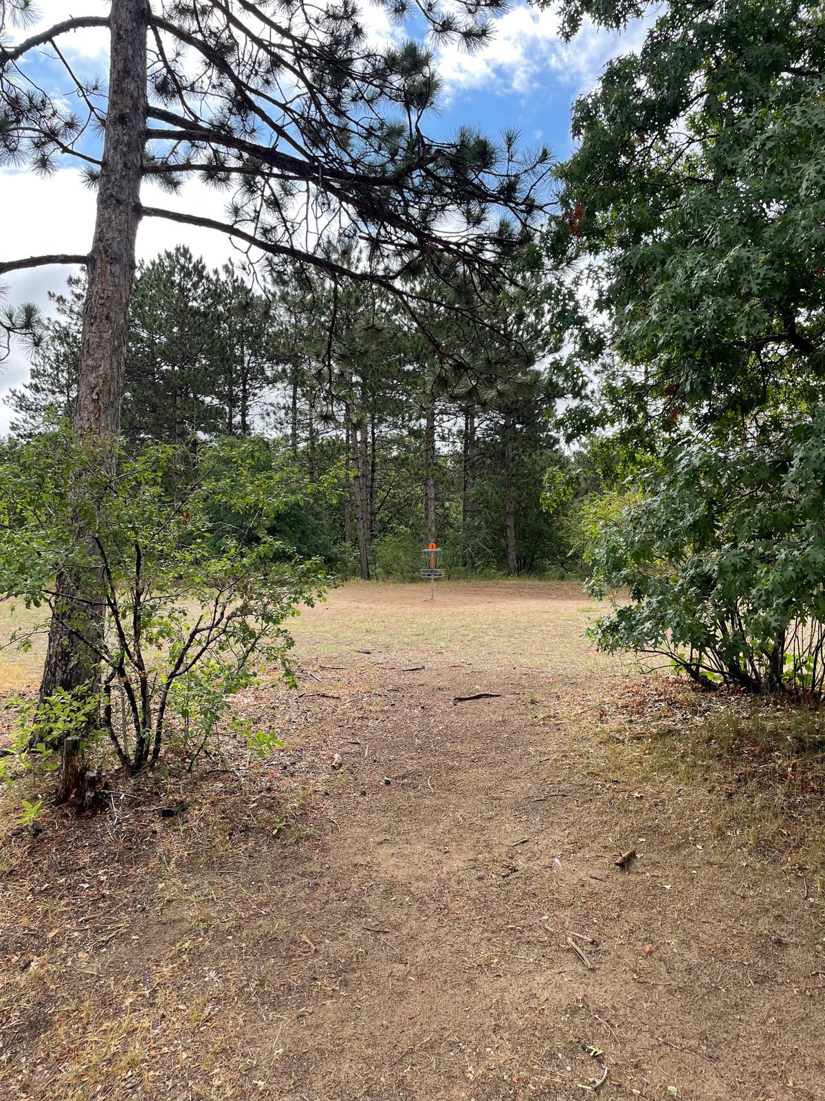 Hole 1 basket