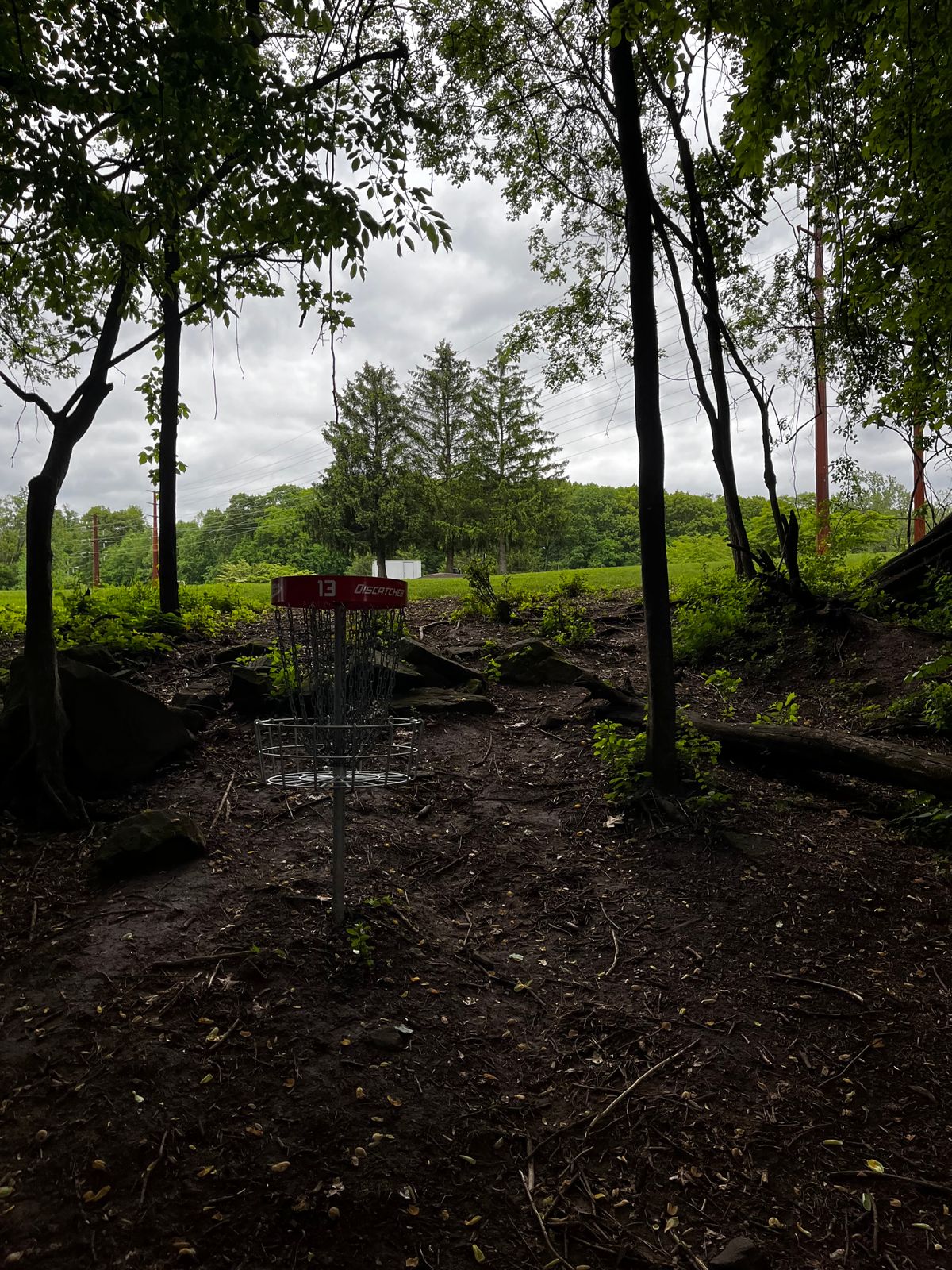 Hole 13 red green