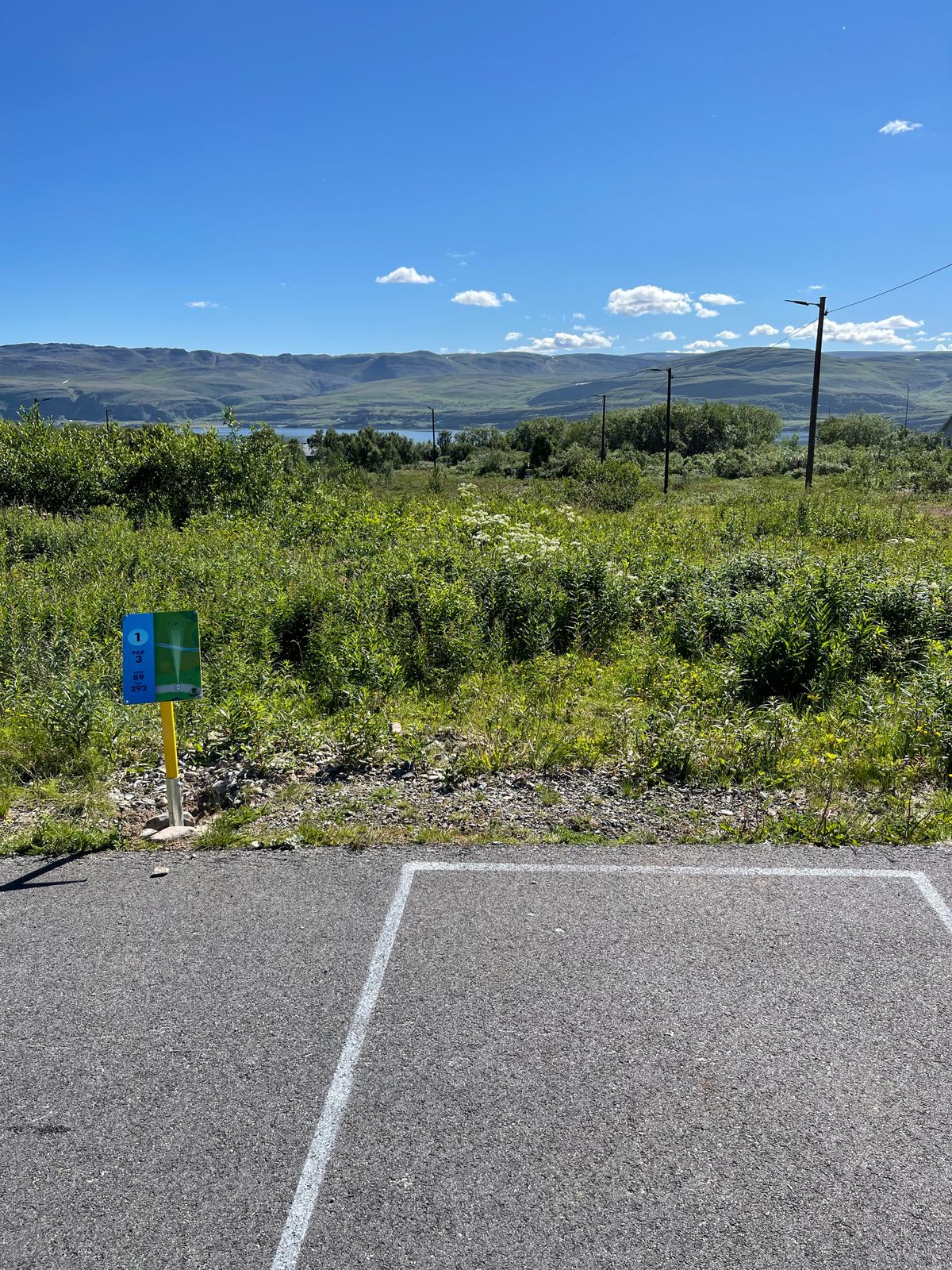 Teepad og teesign hull 1