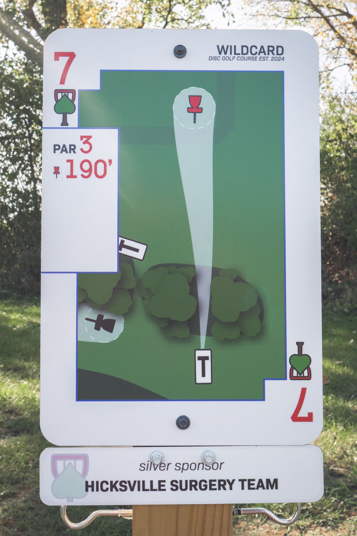 Hole 7 Tee Sign