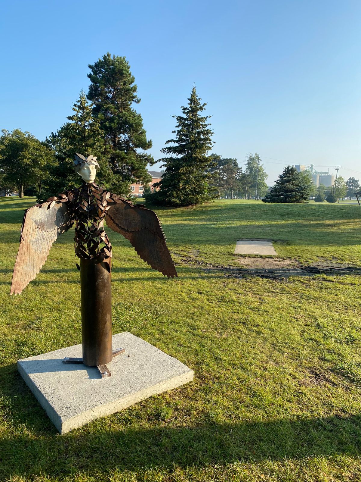 A friend to greet you near #18 tee.