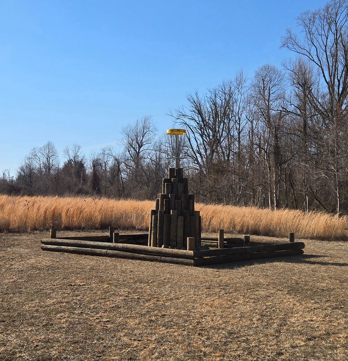 Hole 14 basket