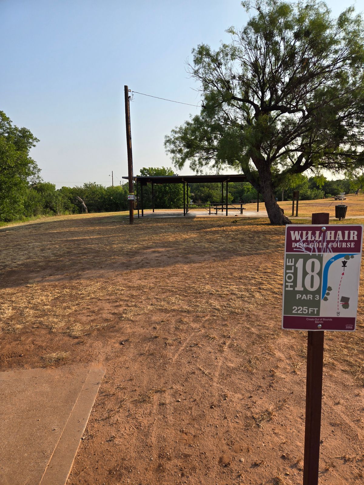 Hole 18 short tee