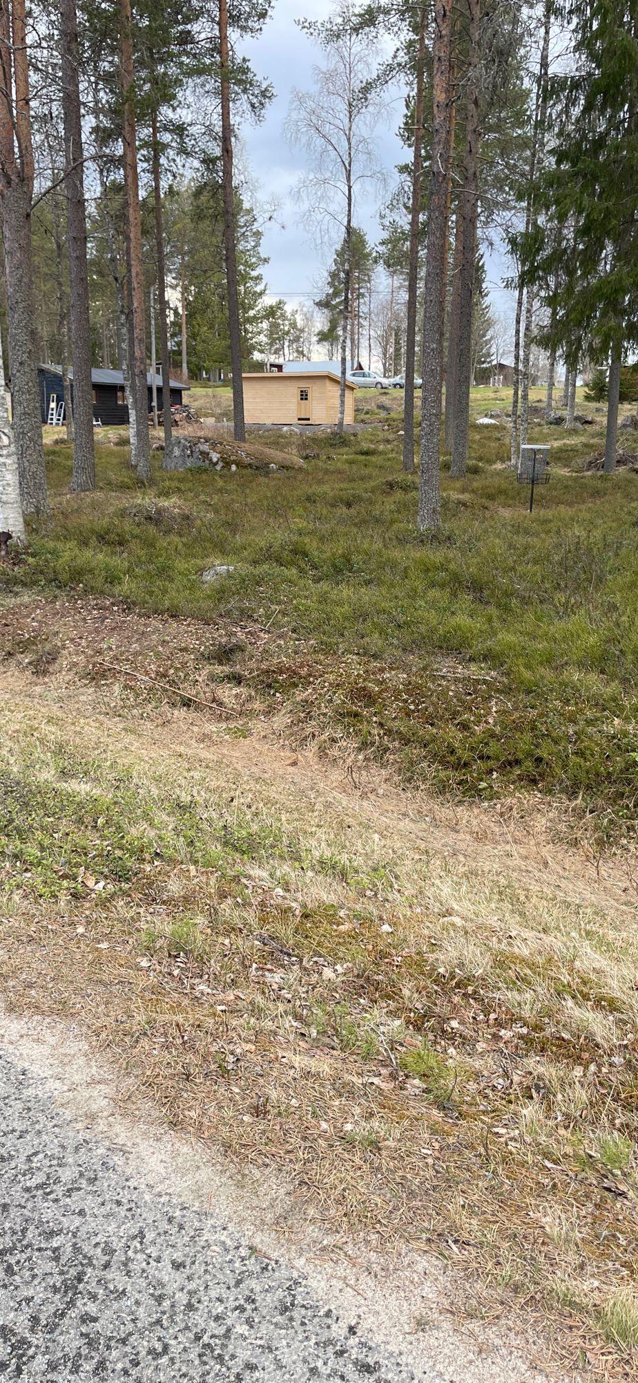 Hål 10, bortre korgen, tee on street
