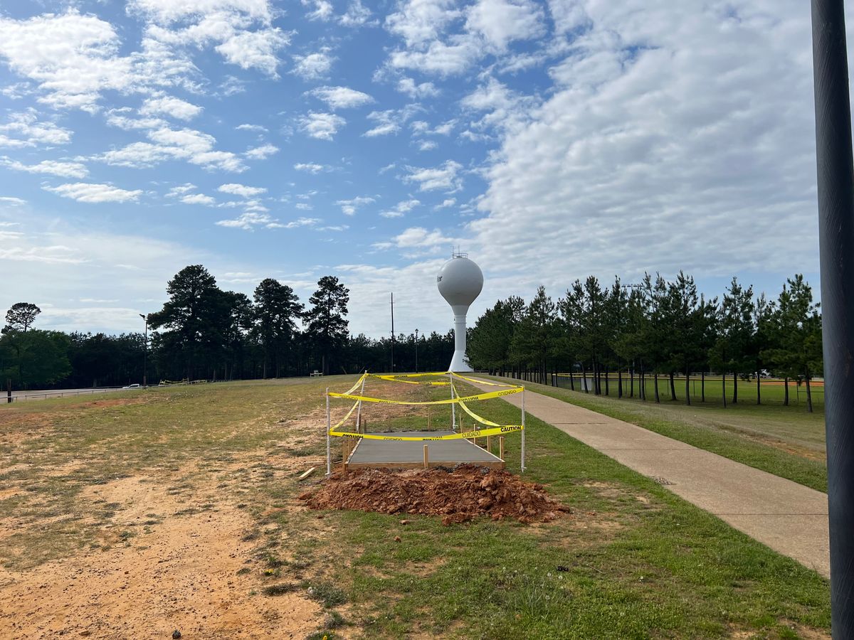 New tee pads installed