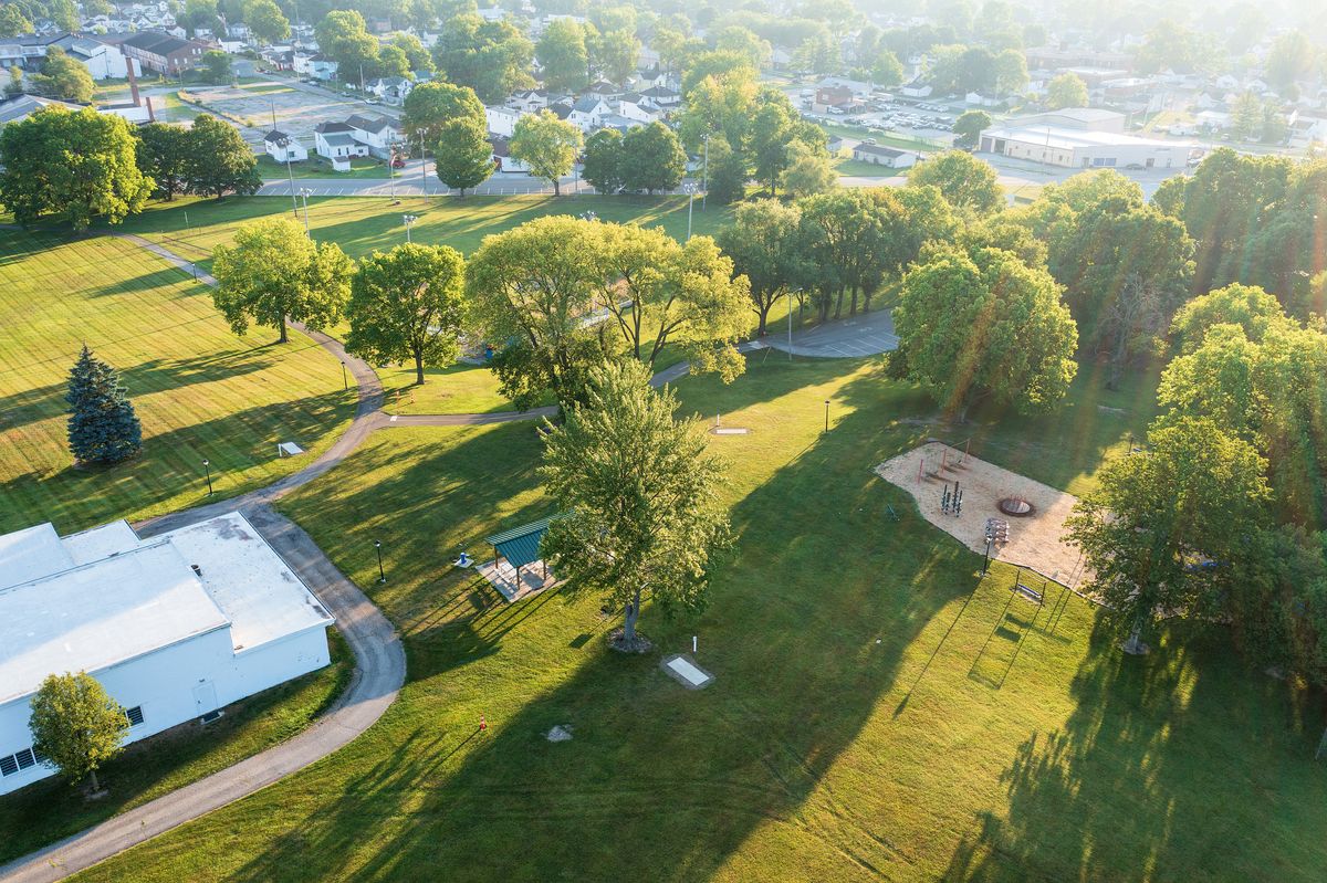 Mote Park aerial view