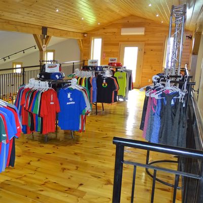 Disc golf apparel in the loft