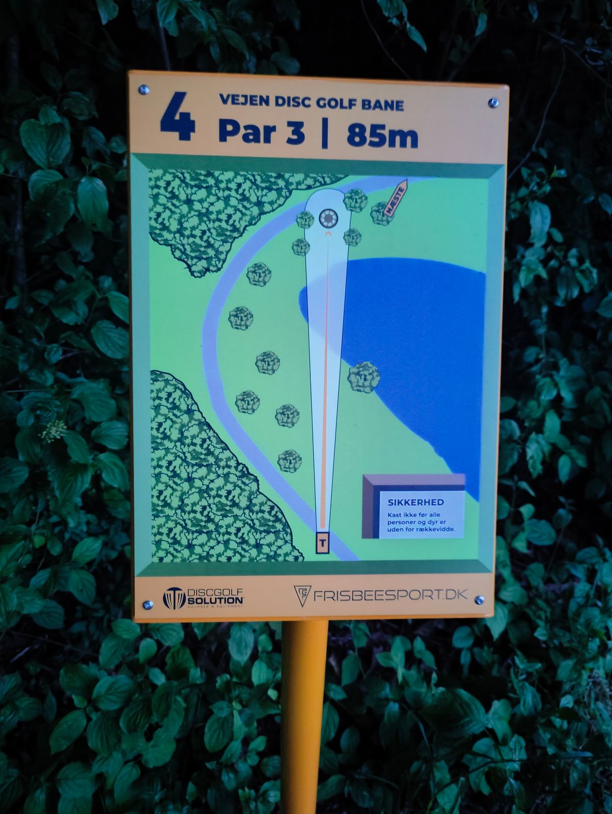 Vejen Disc Golf Bane Hul 4