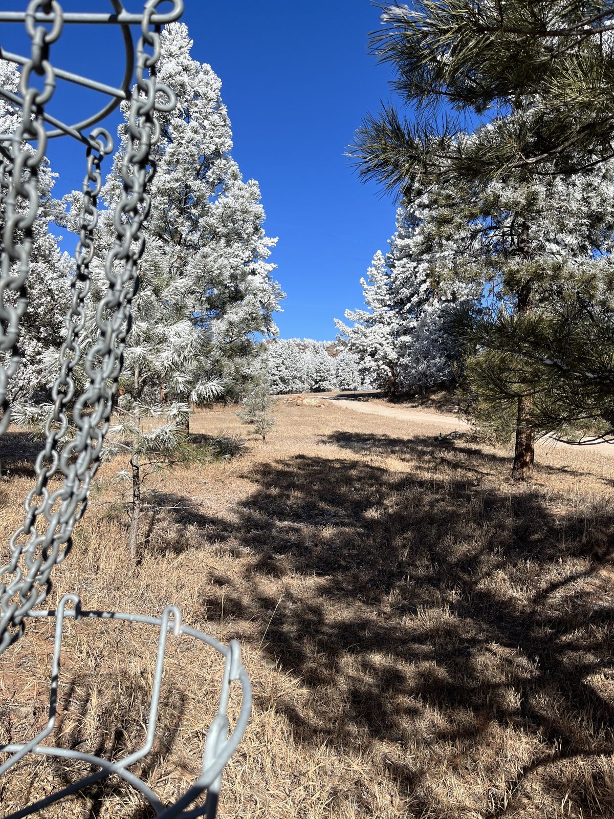 18 - the tee is through the gap, across the field and into the trees