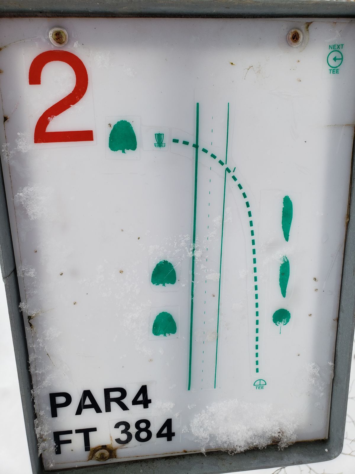 2 tee sign