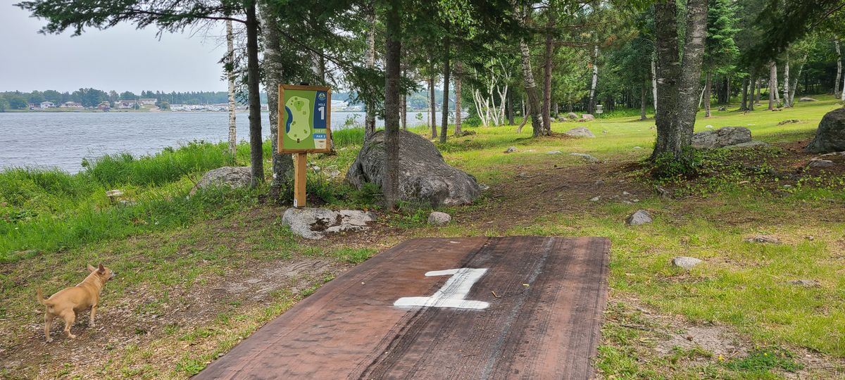 Hole 1 tee
