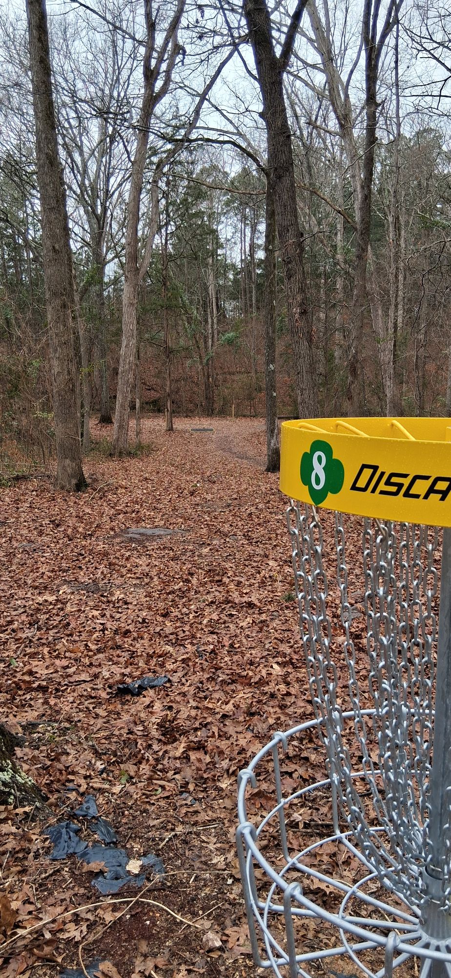 159' uphill tee shot