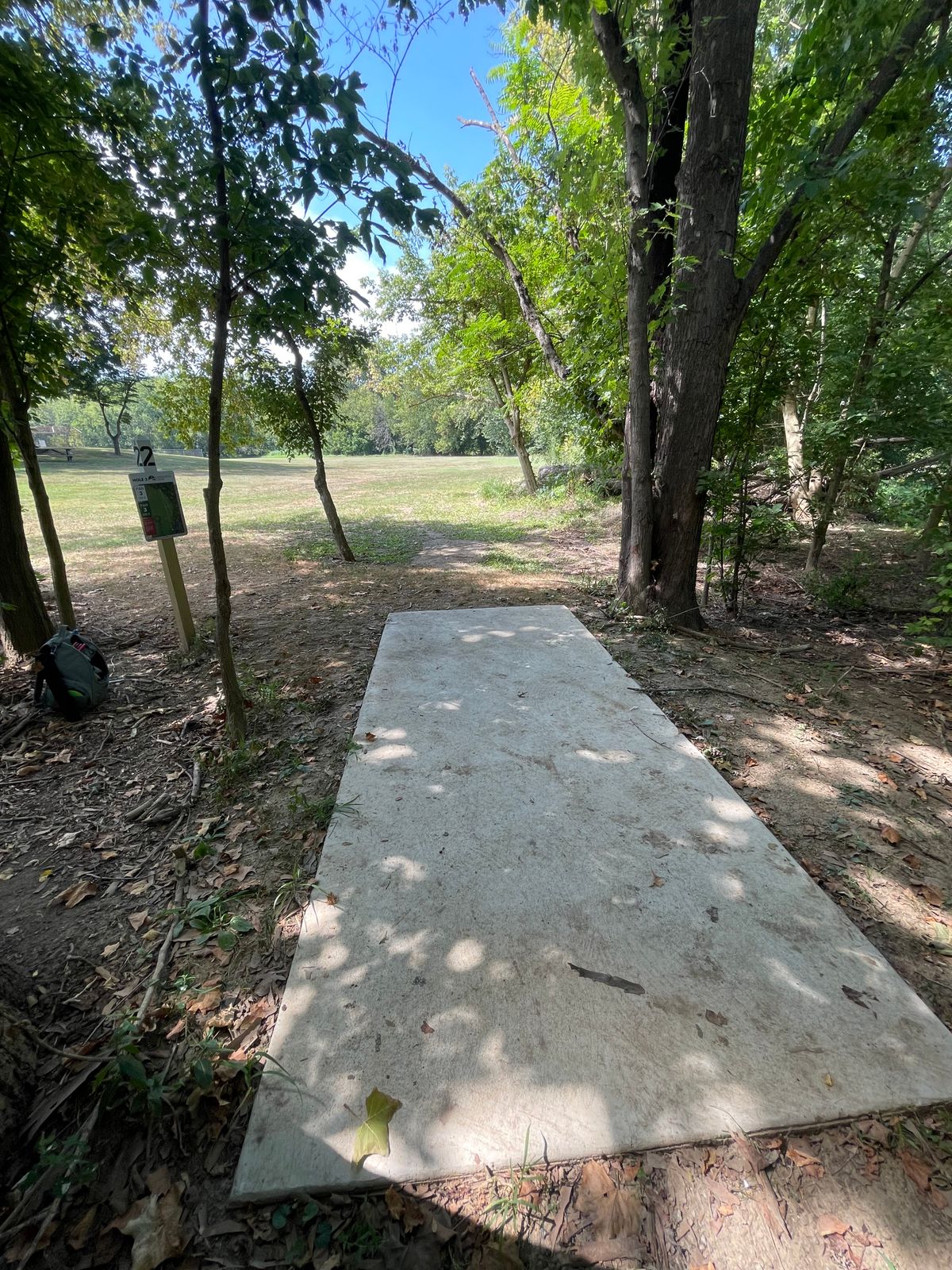 Hole 2 White Tee