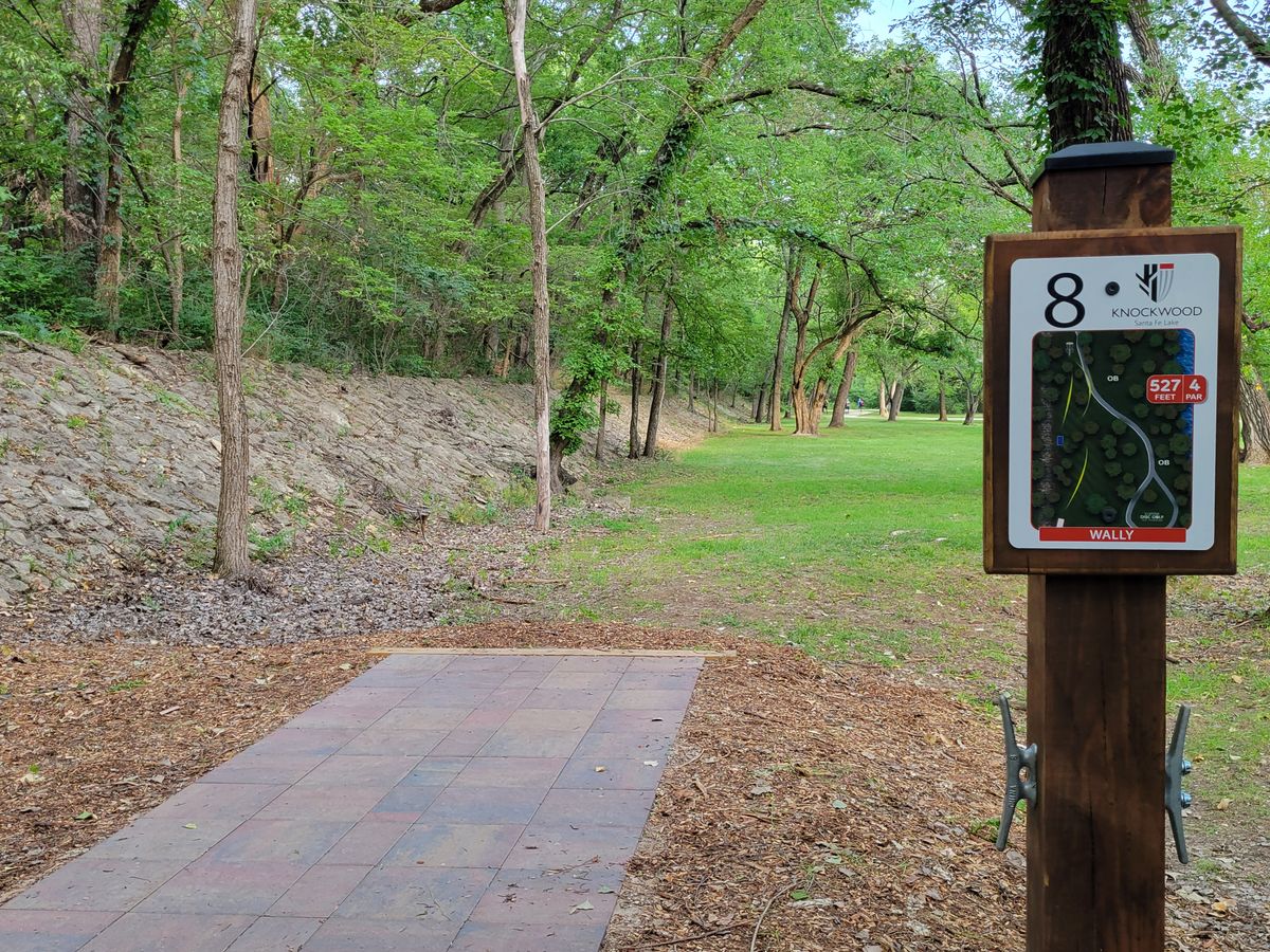 Hole 8: Wally Tee pad