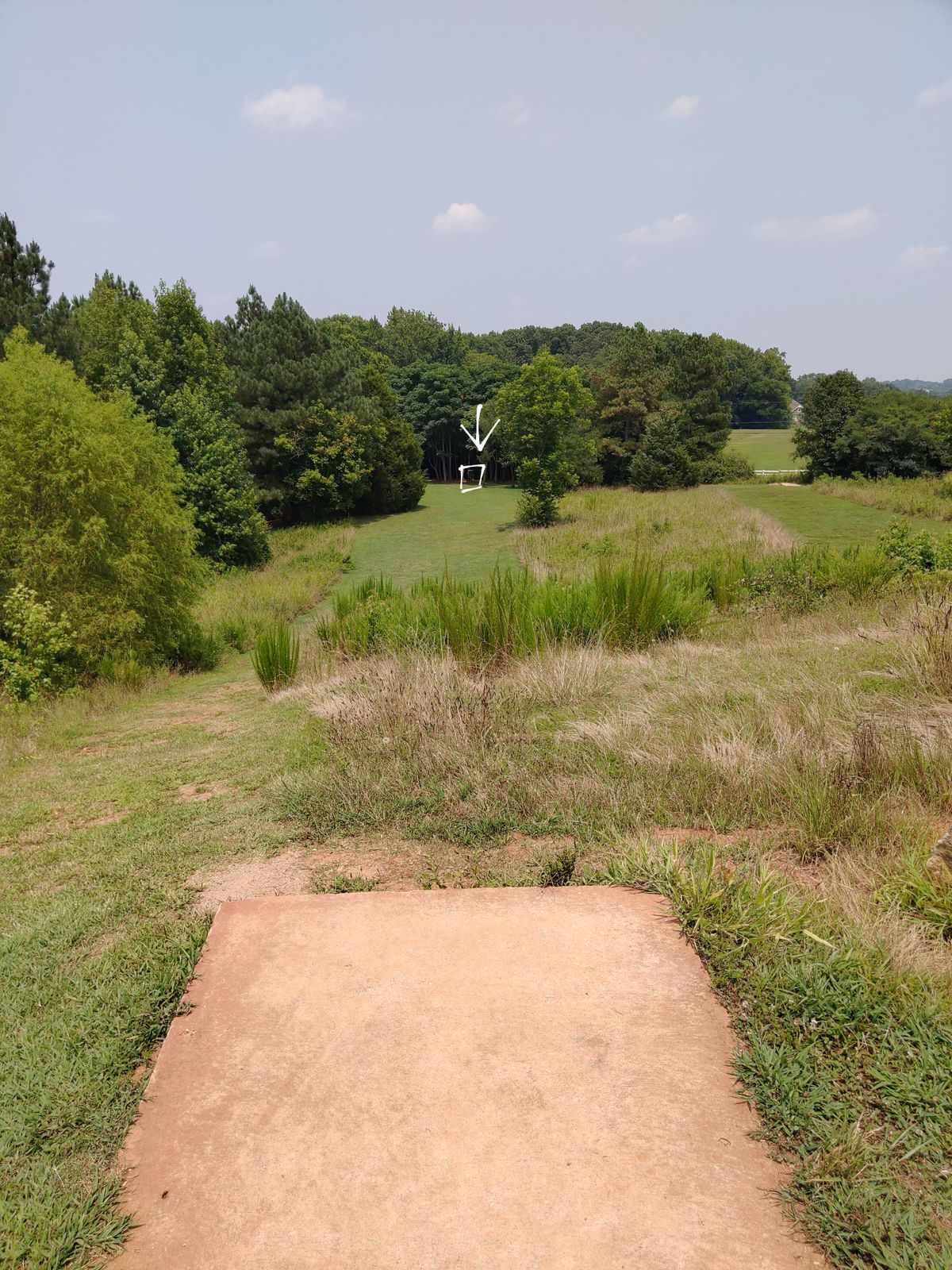 View from tee box.