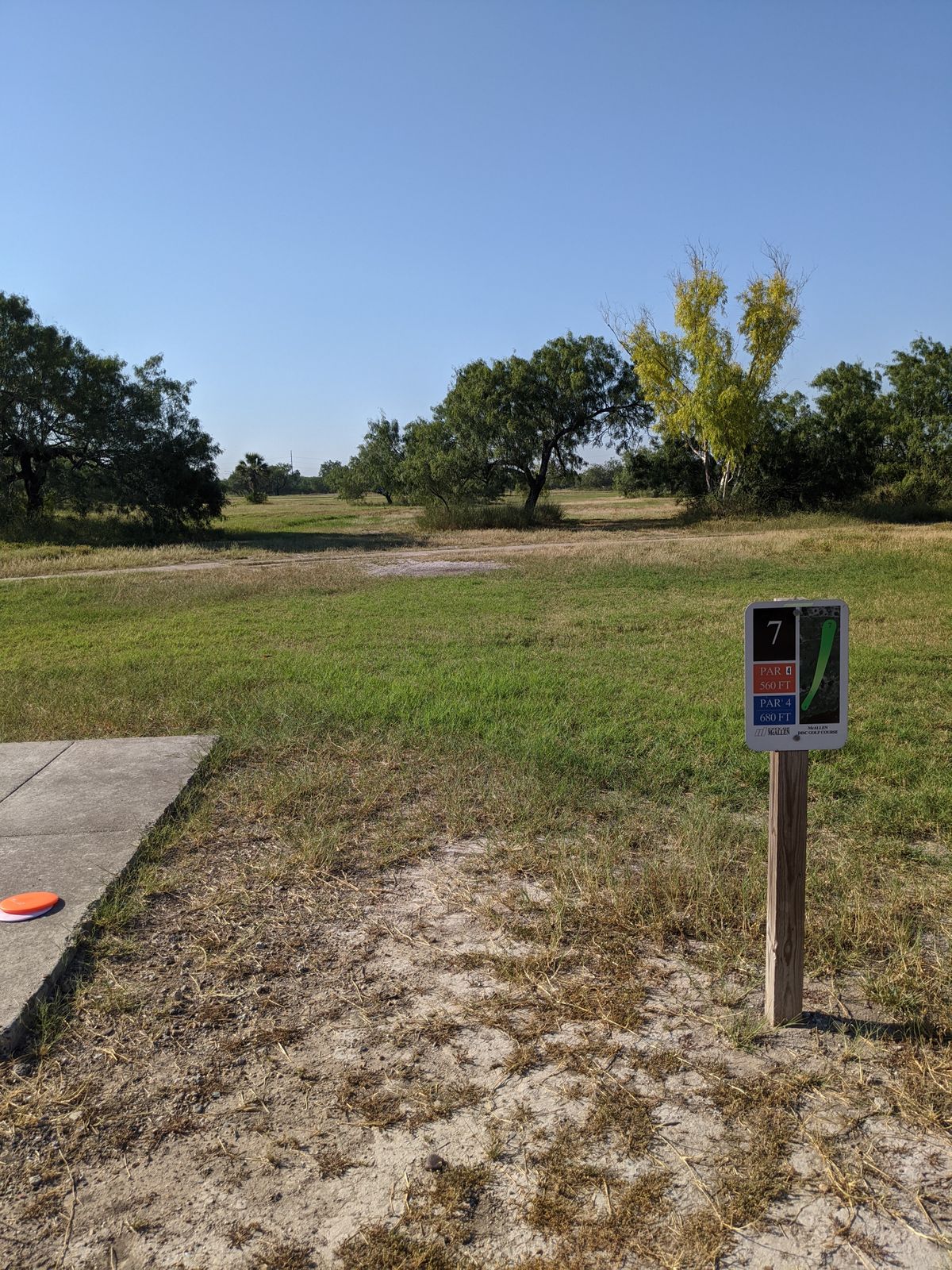 #7 short tee pad