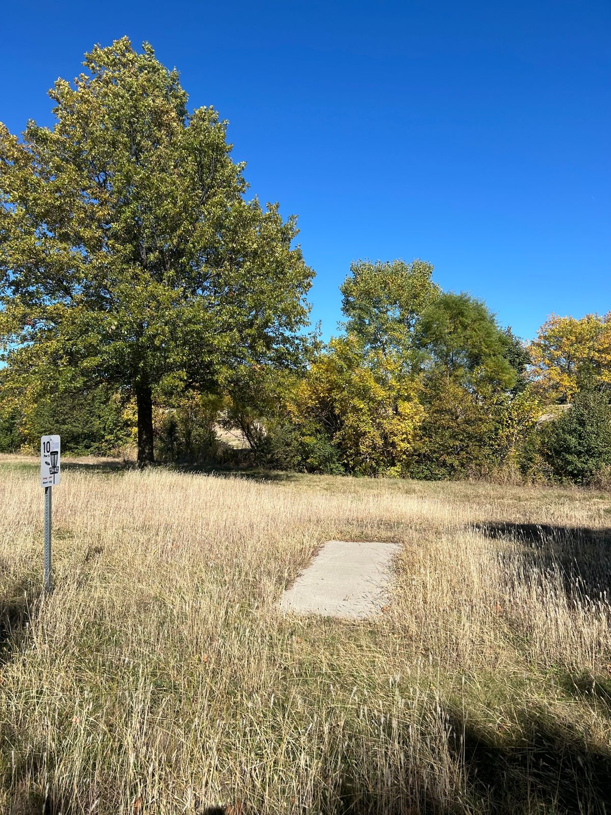 Hole 10 tee