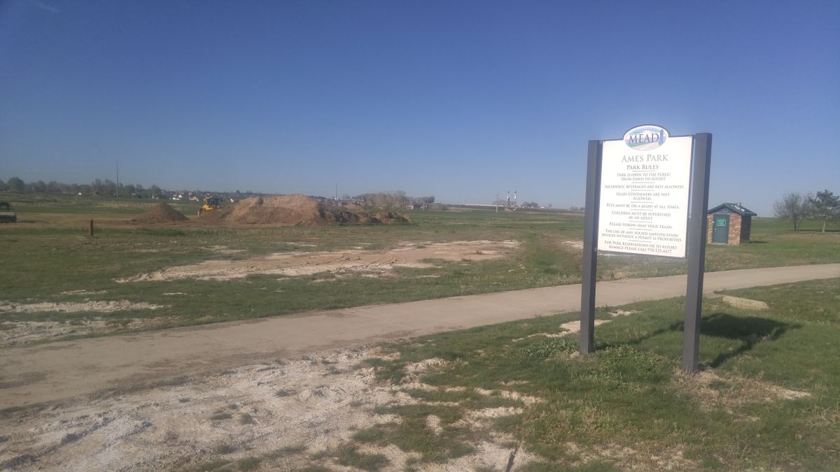 Ames park DGC. Hole one on left side.