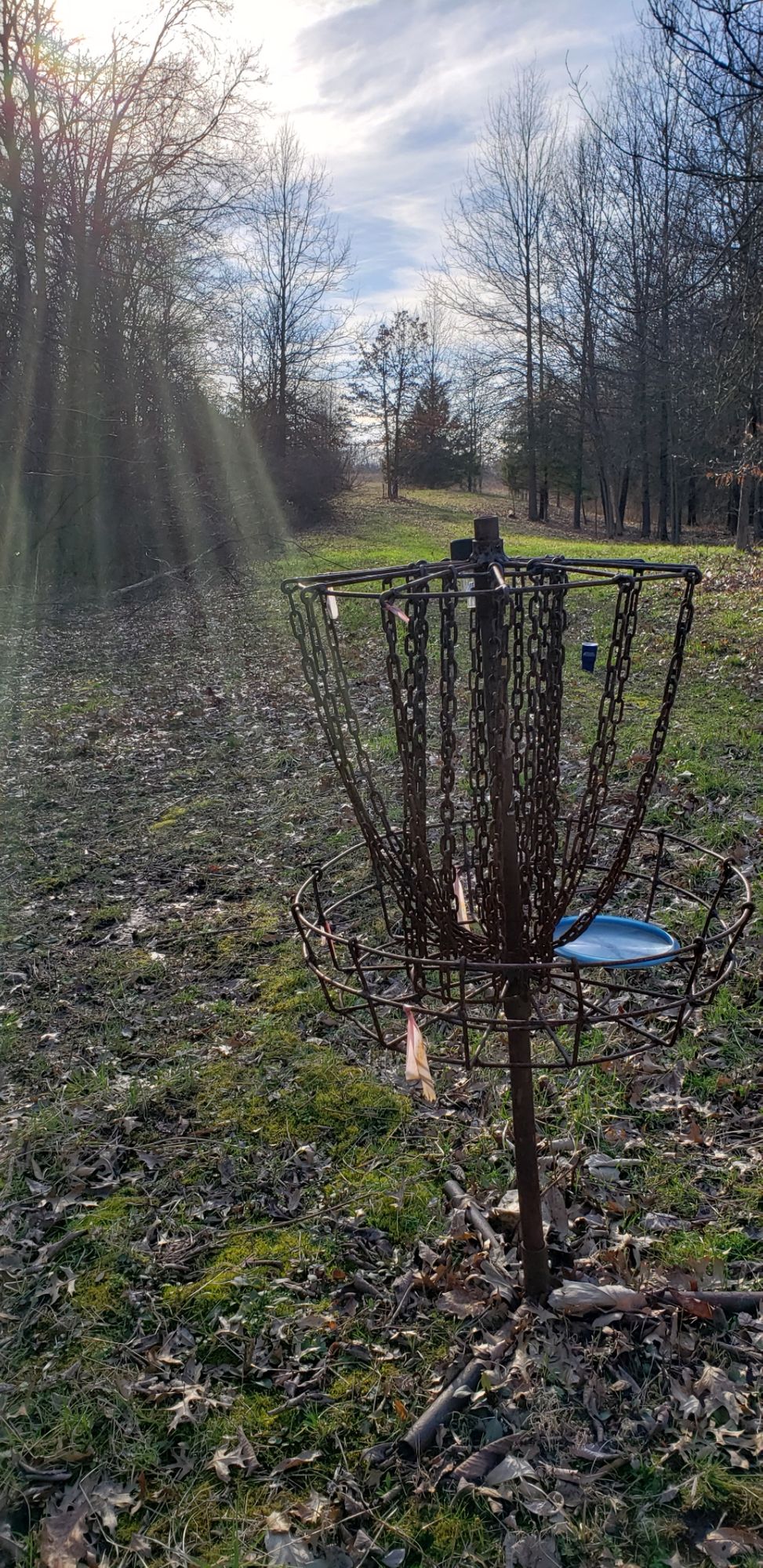 Ole rusty holding up up the 420 hole for now