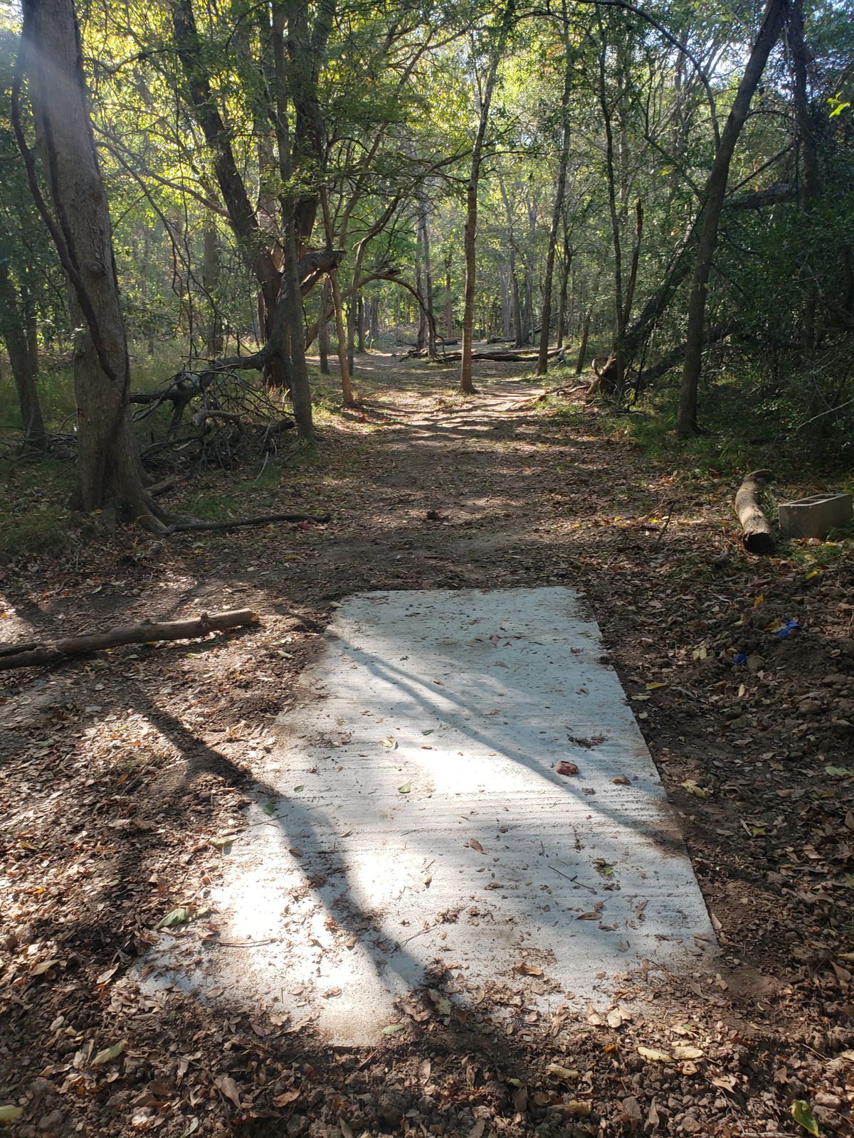 Hole 7 tee box complete.