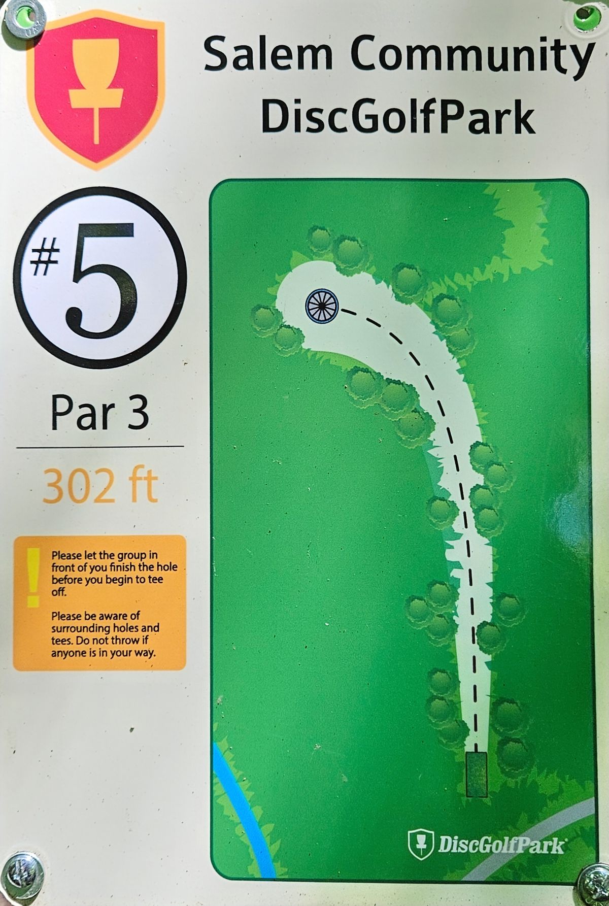 Hole 5 teesign