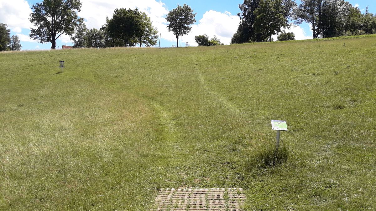 Hole 16 - working ones way back up to the starting level