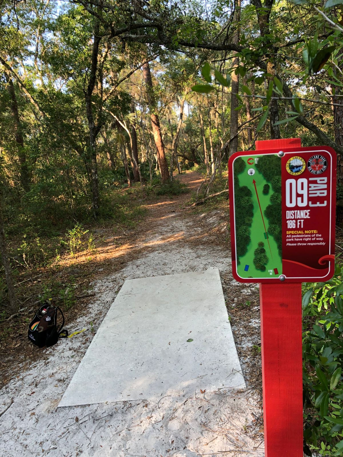 Hole 9 red