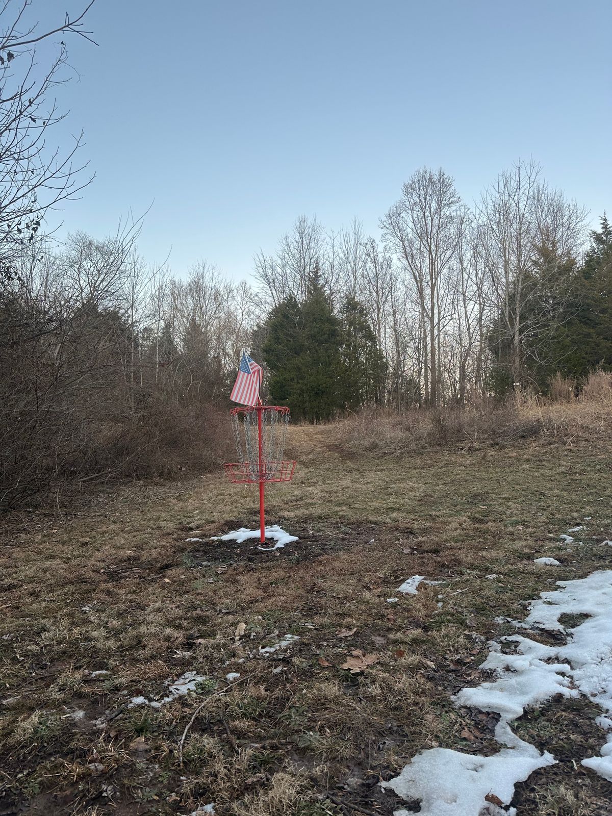 Hole 13 basket
