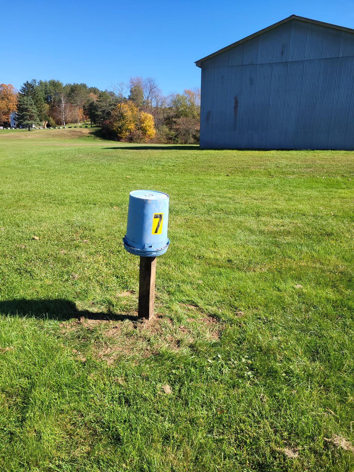 Hole 7 target