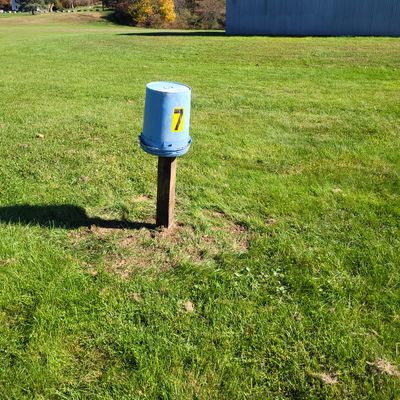 Hole 7 target