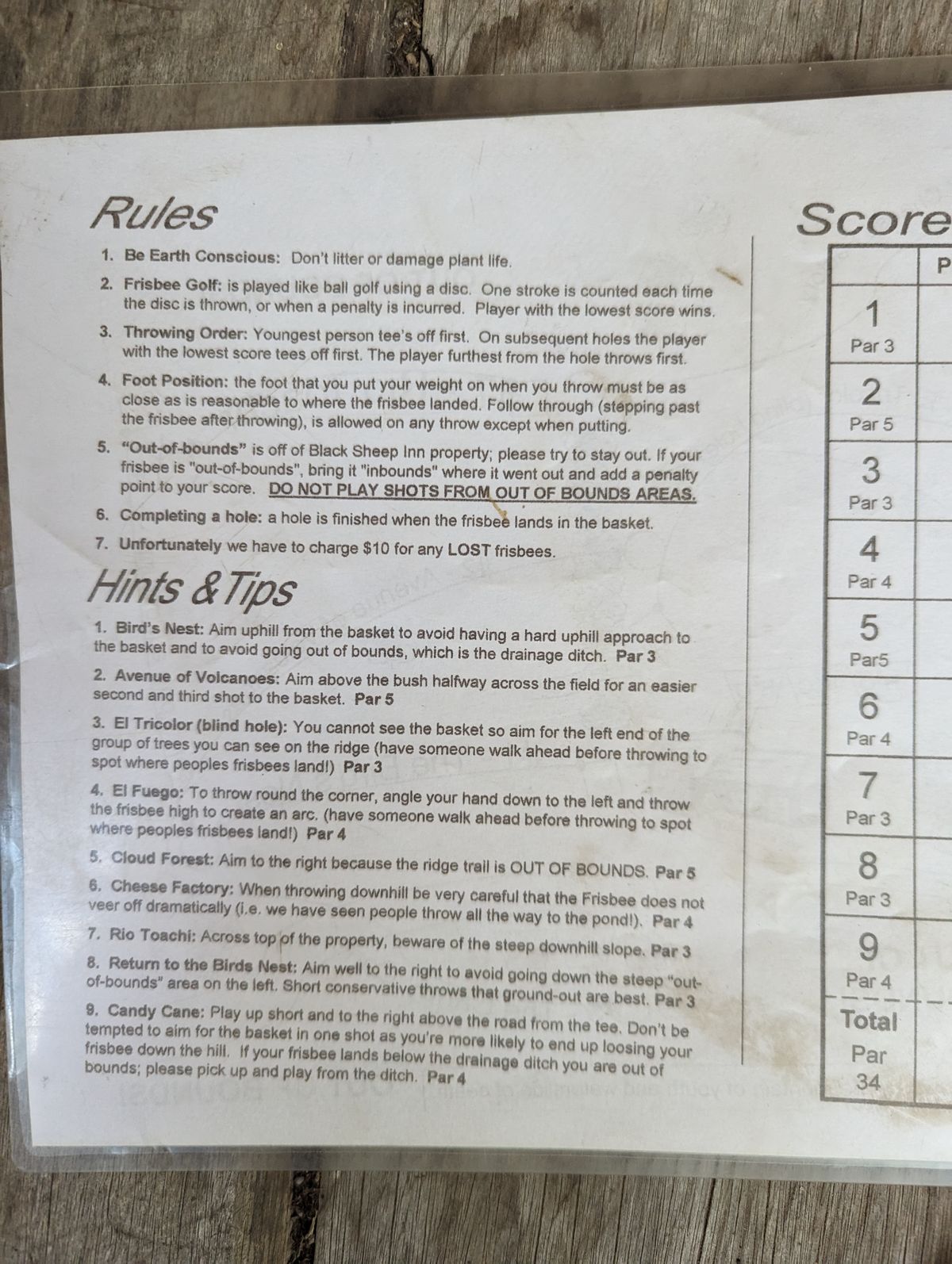 Tips for the course