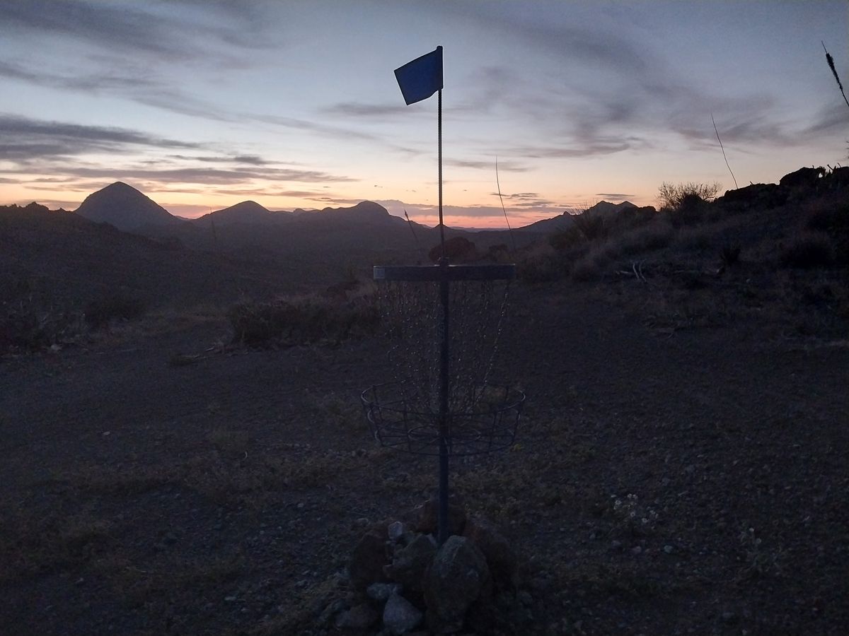 Sunset on #13 Basket