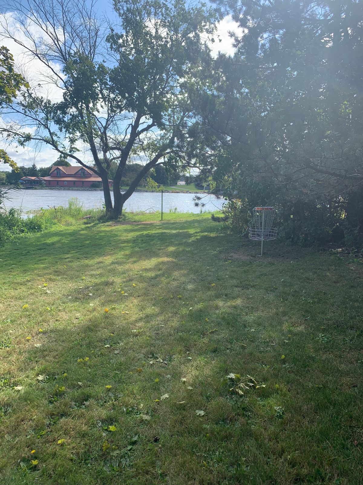 Hole 1 basket