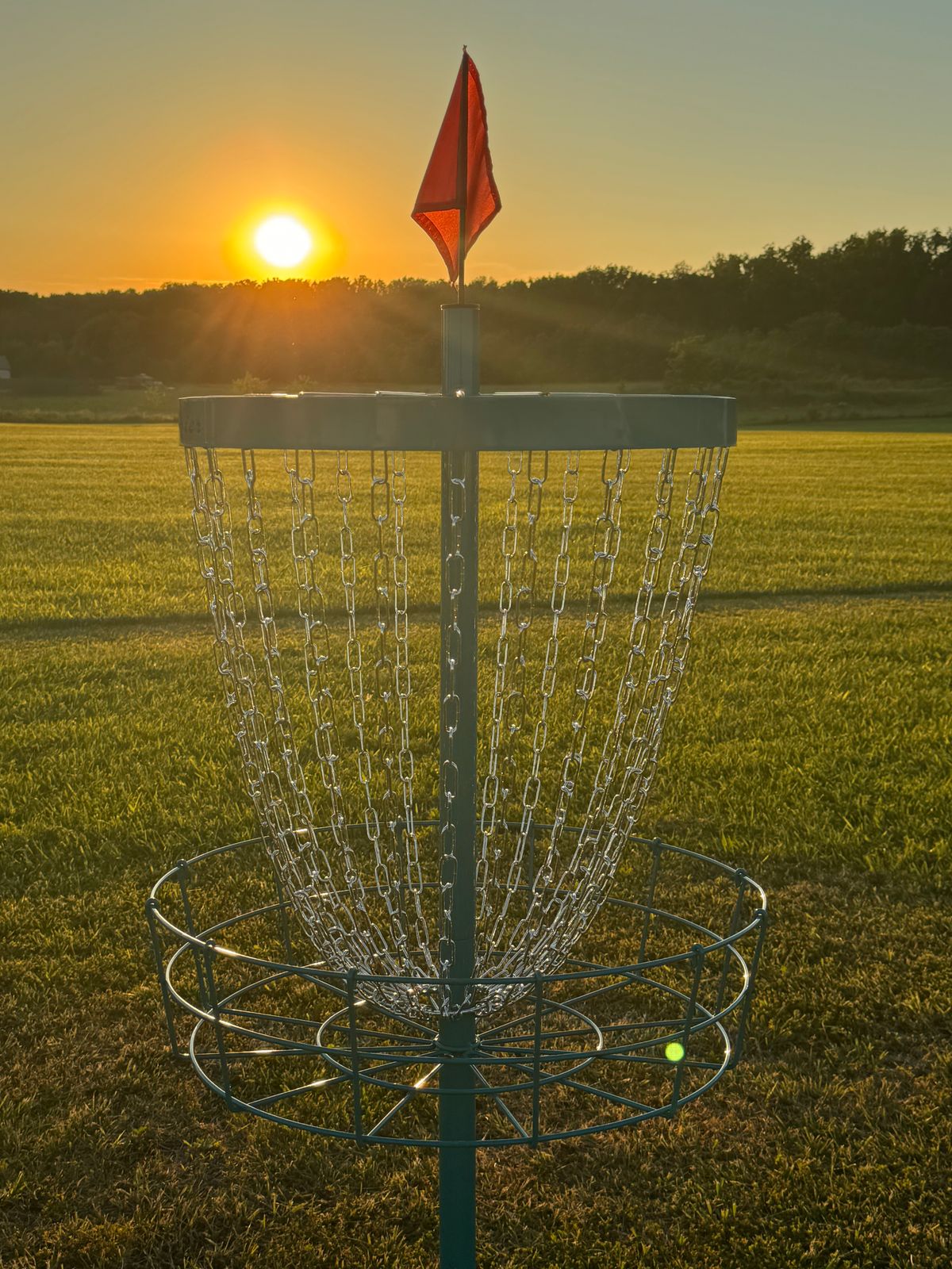 Sunset on the course