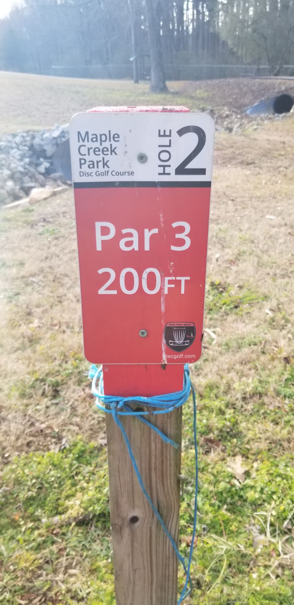 Hole 2 Sign