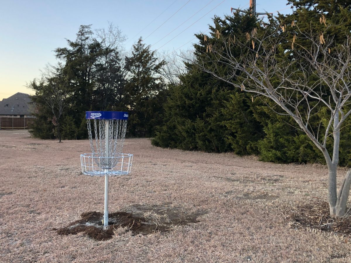 Hole 1 basket